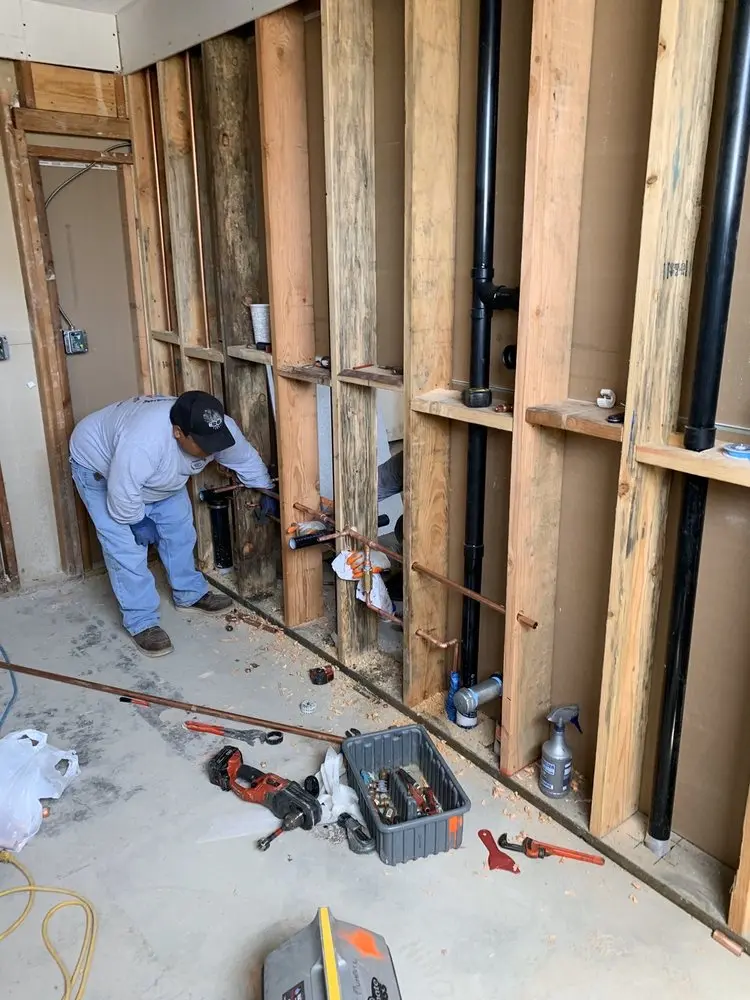 Commercial rough-in plumbing for Gas Line Repair in Point Airy